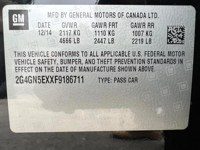 Photo 14 VIN: 2G4GN5EXXF9186711 - BUICK REGAL PREM 