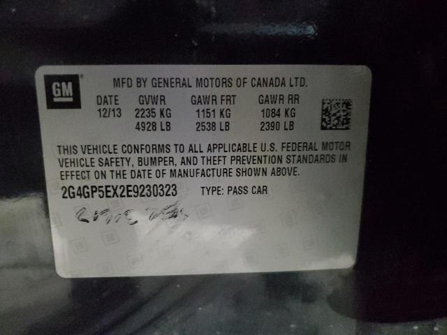 Photo 11 VIN: 2G4GP5EX2E9230323 - BUICK REGAL PREM 