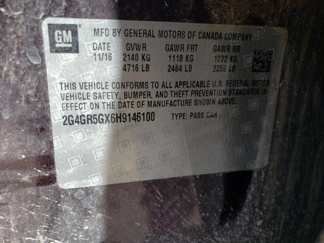 Photo 11 VIN: 2G4GR5GX6H9146100 - BUICK REGAL PREM 