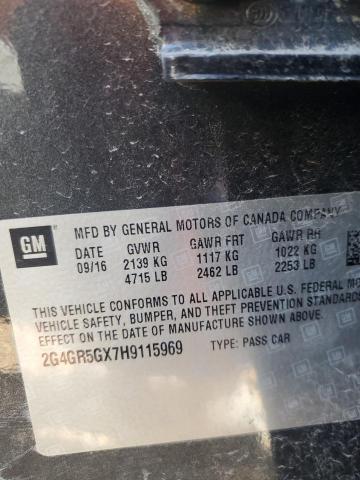 Photo 9 VIN: 2G4GR5GX7H9115969 - BUICK REGAL PREM 