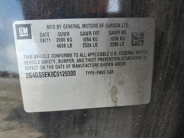 Photo 11 VIN: 2G4GS5EK0C9129300 - BUICK REGAL PREM 