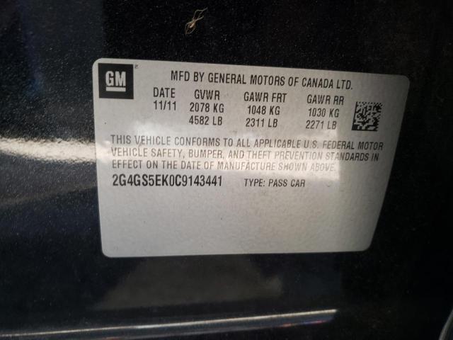 Photo 9 VIN: 2G4GS5EK0C9143441 - BUICK REGAL PREM 