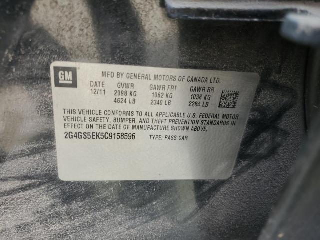 Photo 12 VIN: 2G4GS5EK5C9158596 - BUICK REGAL PREM 