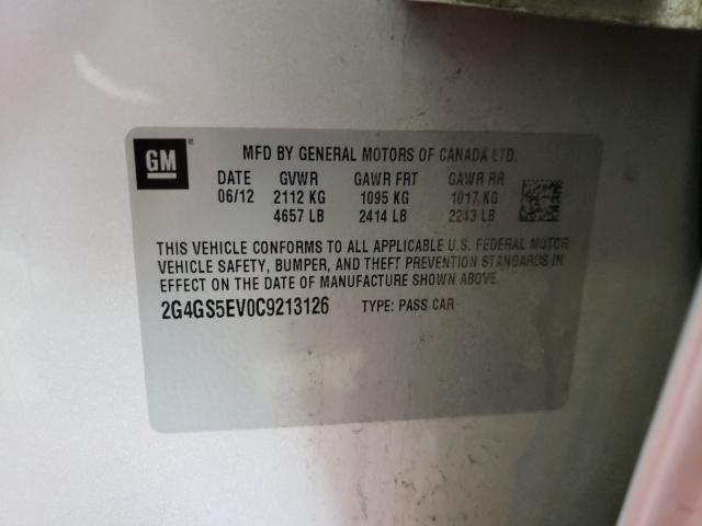 Photo 9 VIN: 2G4GS5EV0C9213126 - BUICK REGAL PREM 