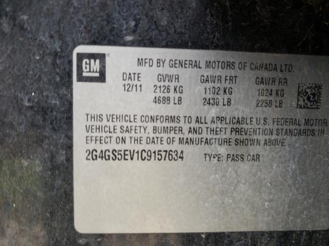 Photo 9 VIN: 2G4GS5EV1C9157634 - BUICK REGAL PREM 