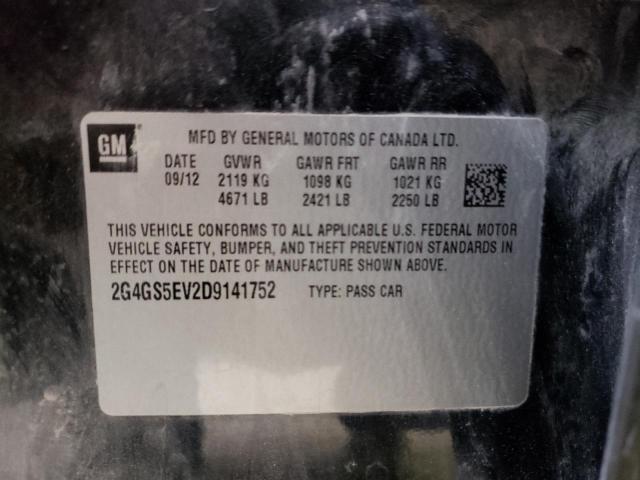 Photo 9 VIN: 2G4GS5EV2D9141752 - BUICK REGAL PREM 