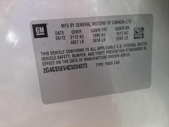 Photo 11 VIN: 2G4GS5EV4C9204073 - BUICK REGAL 