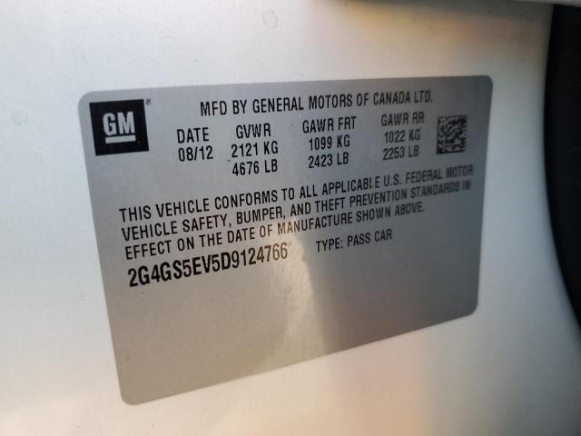 Photo 9 VIN: 2G4GS5EV5D9124766 - BUICK REGAL PREM 