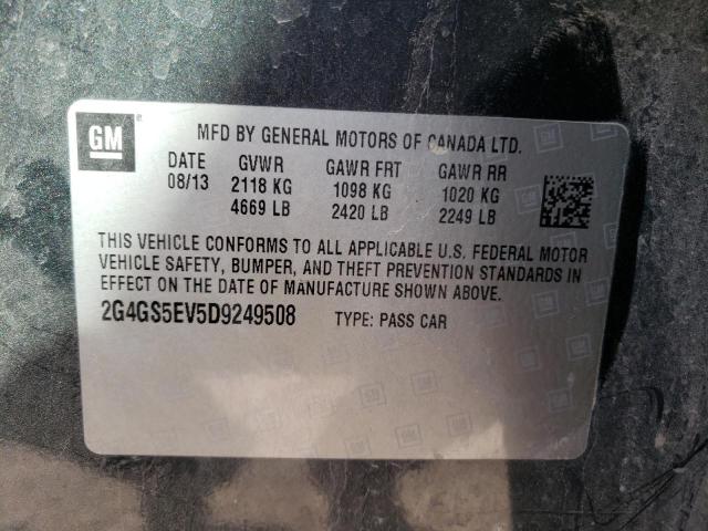 Photo 9 VIN: 2G4GS5EV5D9249508 - BUICK REGAL PREM 