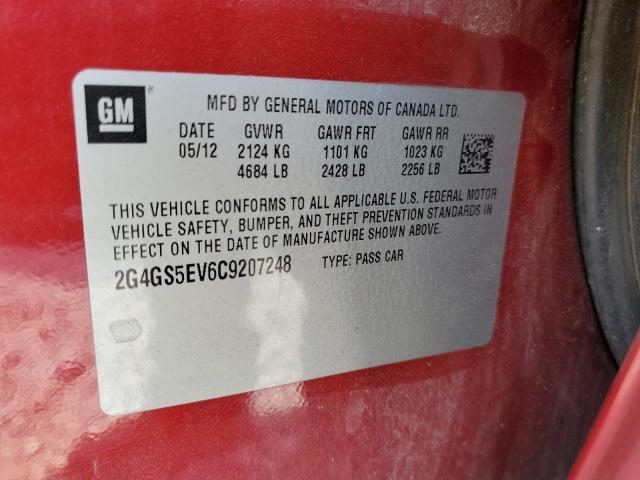 Photo 11 VIN: 2G4GS5EV6C9207248 - BUICK REGAL 