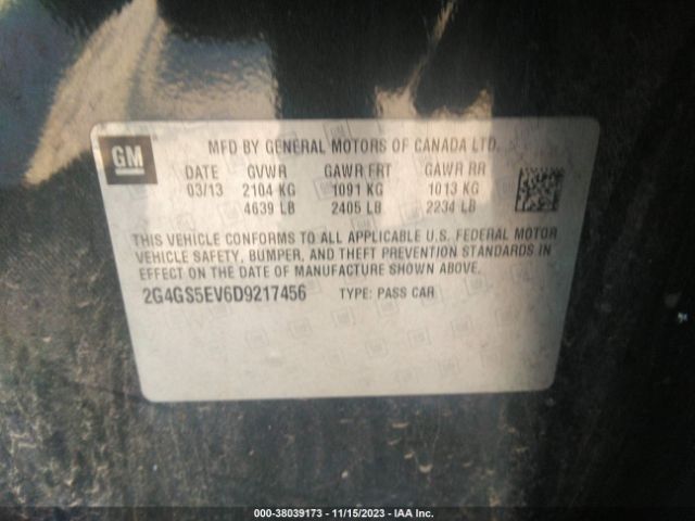 Photo 8 VIN: 2G4GS5EV6D9217456 - BUICK REGAL 