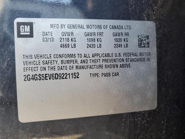 Photo 11 VIN: 2G4GS5EV6D9221152 - BUICK REGAL PREM 