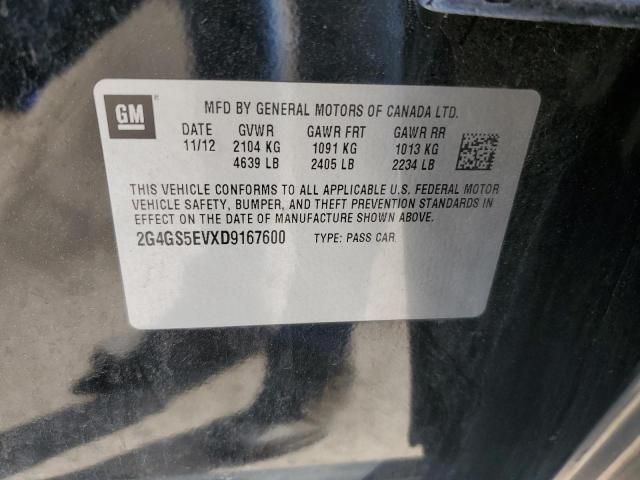 Photo 11 VIN: 2G4GS5EVXD9167600 - BUICK REGAL PREM 