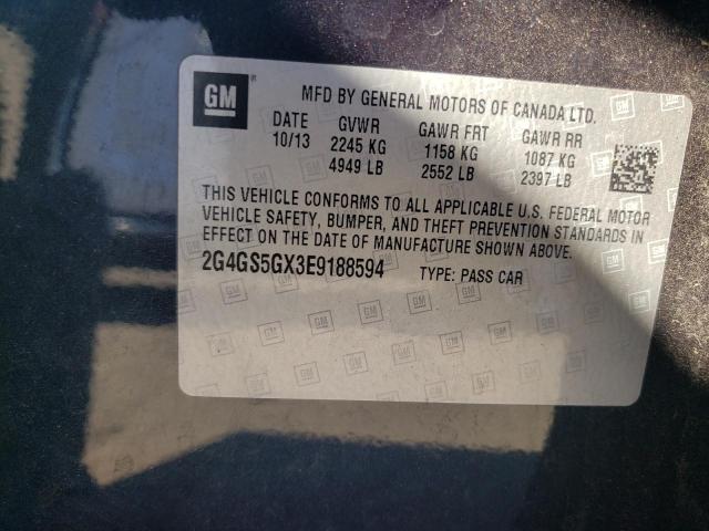 Photo 11 VIN: 2G4GS5GX3E9188594 - BUICK REGAL PREM 