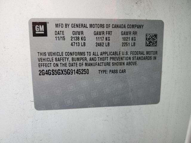 Photo 11 VIN: 2G4GS5GX5G9145250 - BUICK REGAL PREM 