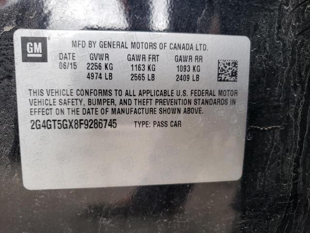 Photo 9 VIN: 2G4GT5GX8F9286745 - BUICK REGAL 