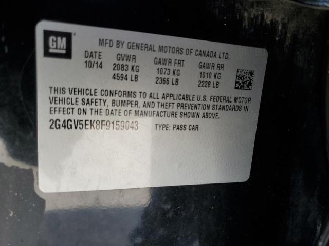 Photo 11 VIN: 2G4GV5EK8F9159043 - BUICK REGAL 