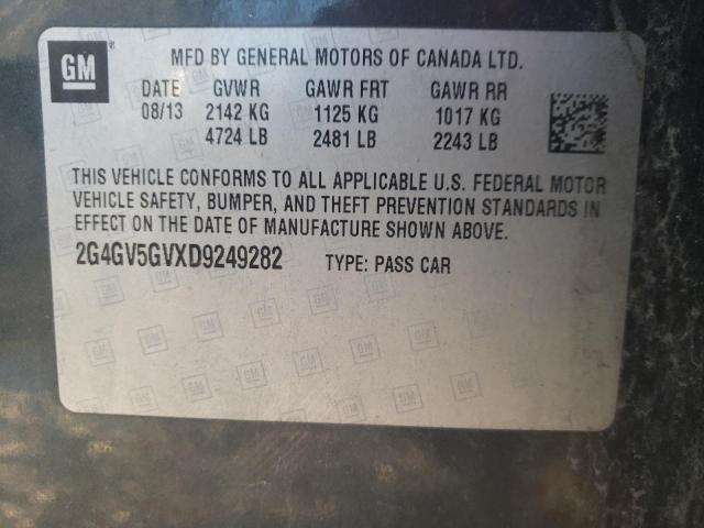 Photo 9 VIN: 2G4GV5GVXD9249282 - BUICK REGAL GS 