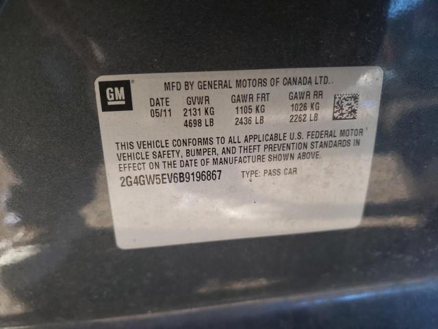 Photo 9 VIN: 2G4GW5EV6B9196867 - BUICK REGAL 