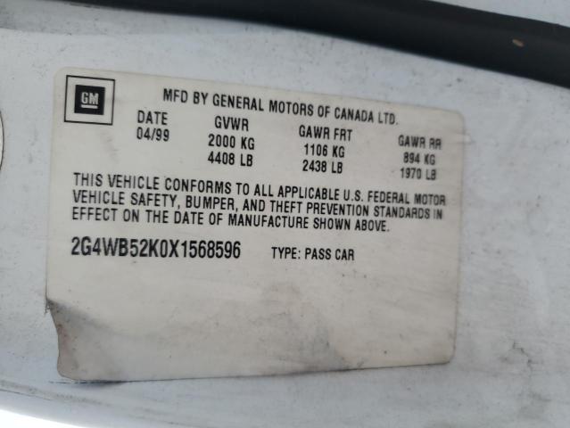 Photo 12 VIN: 2G4WB52K0X1568596 - BUICK REGAL LS 