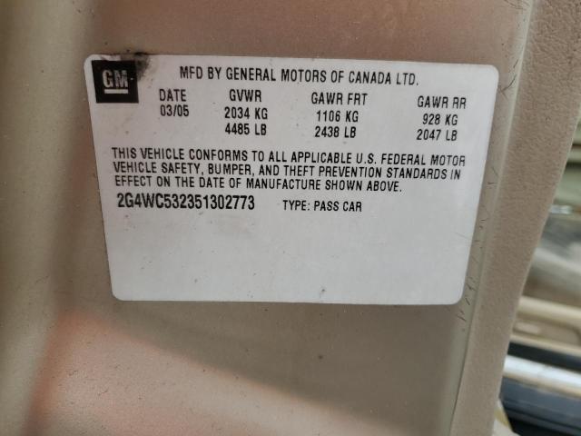 Photo 11 VIN: 2G4WC532351302773 - BUICK LACROSSE 