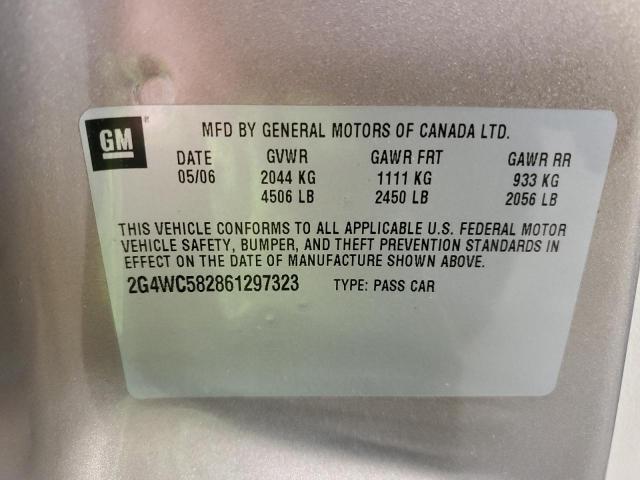 Photo 11 VIN: 2G4WC582861297323 - BUICK LACROSSE C 