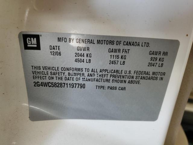 Photo 11 VIN: 2G4WC582871197790 - BUICK LACROSSE C 