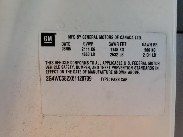 Photo 11 VIN: 2G4WC582X61120739 - BUICK LACROSSE 