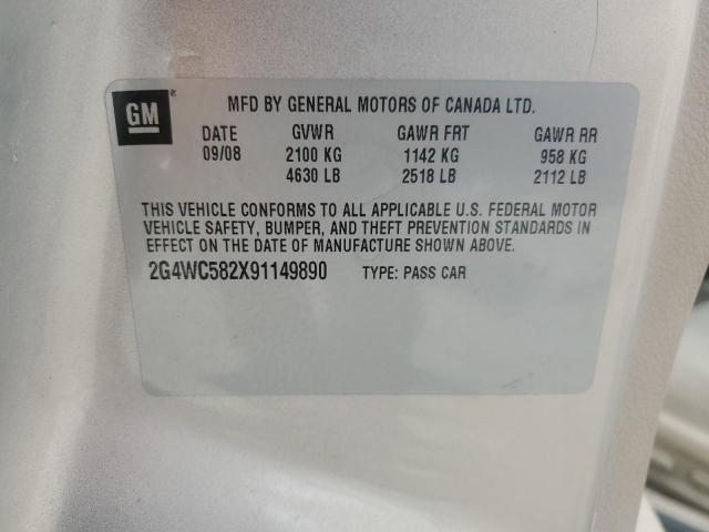 Photo 12 VIN: 2G4WC582X91149890 - BUICK LACROSSE C 