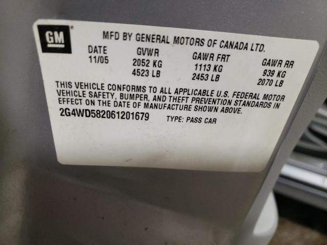 Photo 11 VIN: 2G4WD582061201679 - BUICK LACROSSE C 