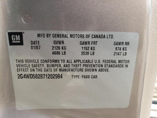 Photo 12 VIN: 2G4WD582871202984 - BUICK LACROSSE C 