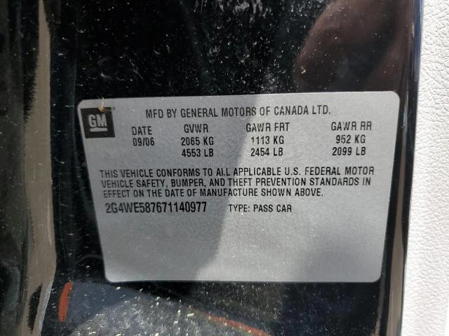 Photo 12 VIN: 2G4WE587671140977 - BUICK LACROSSE C 