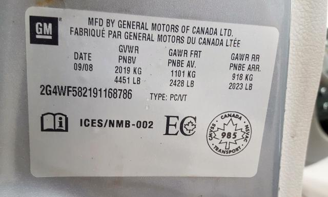 Photo 9 VIN: 2G4WF582191168786 - BUICK ALLURE 