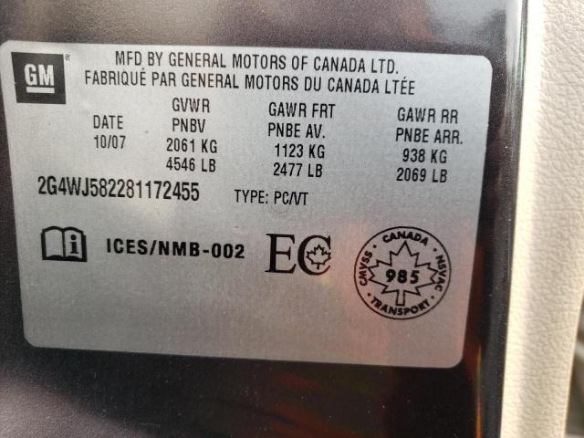 Photo 12 VIN: 2G4WJ582281172455 - BUICK ALLURE CXL 