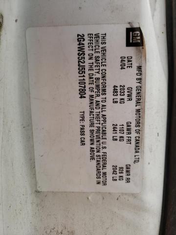 Photo 11 VIN: 2G4WS52J551107804 - BUICK CENTURY CU 