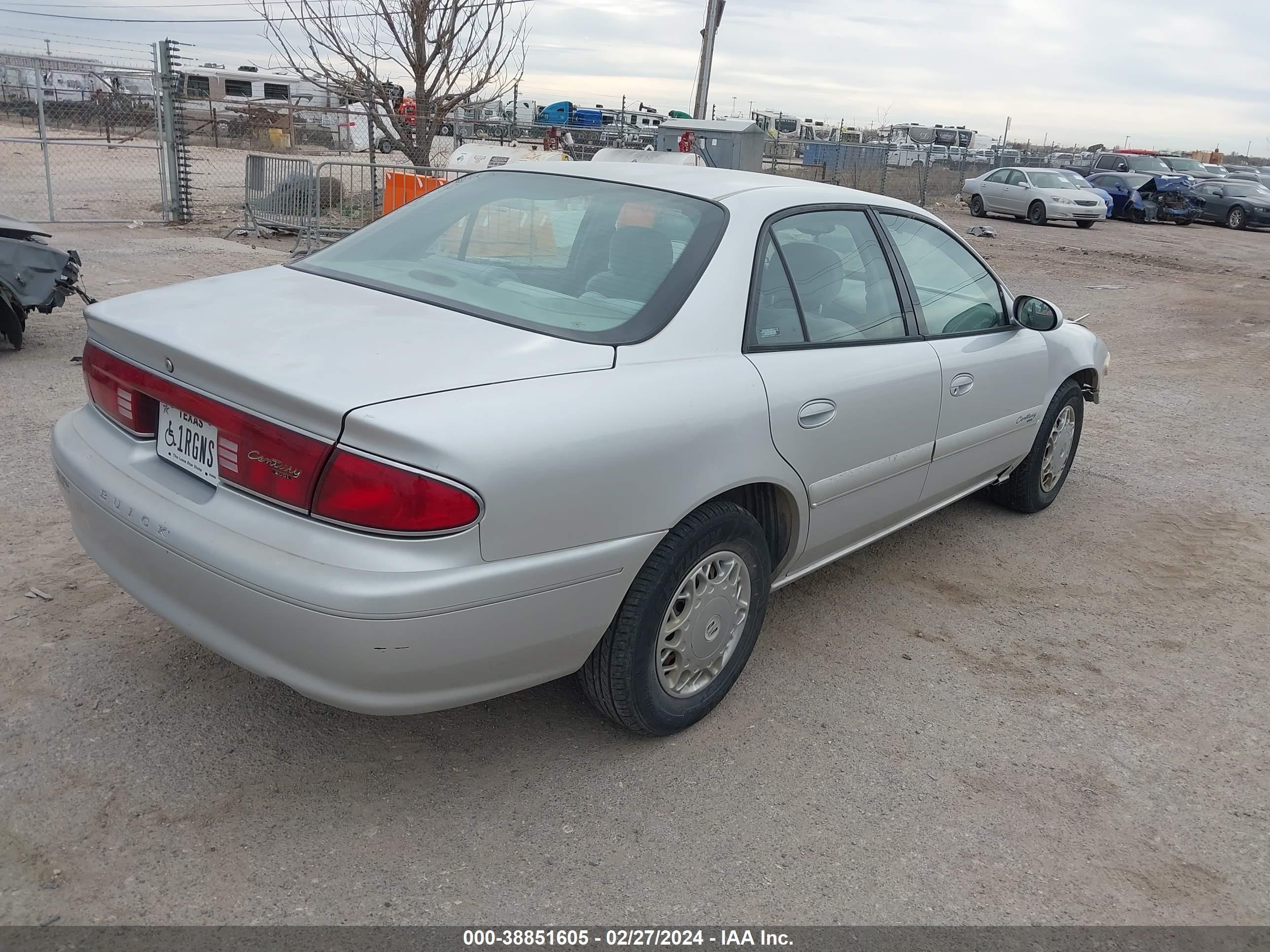 Photo 3 VIN: 2G4WS52J811196911 - BUICK CENTURY 