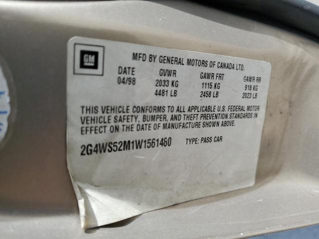 Photo 11 VIN: 2G4WS52M1W1561480 - BUICK CENTURY CU 