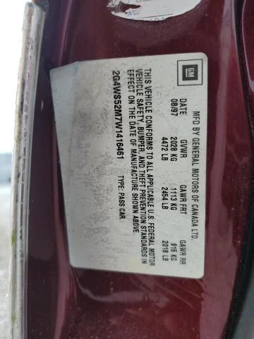 Photo 11 VIN: 2G4WS52M7W1416461 - BUICK CENTURY CU 