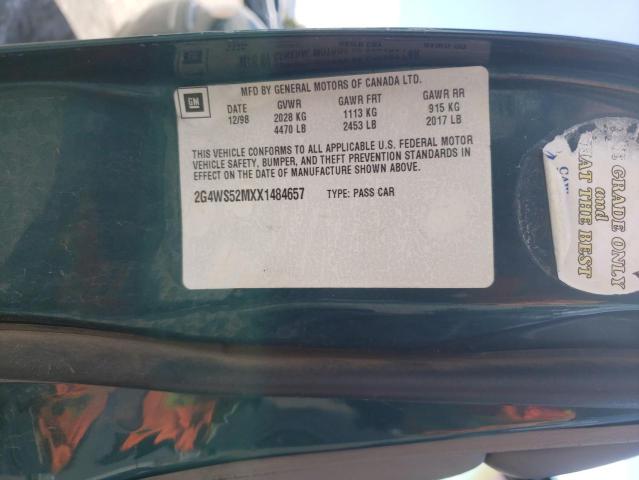 Photo 11 VIN: 2G4WS52MXX1484657 - BUICK CENTURY CU 