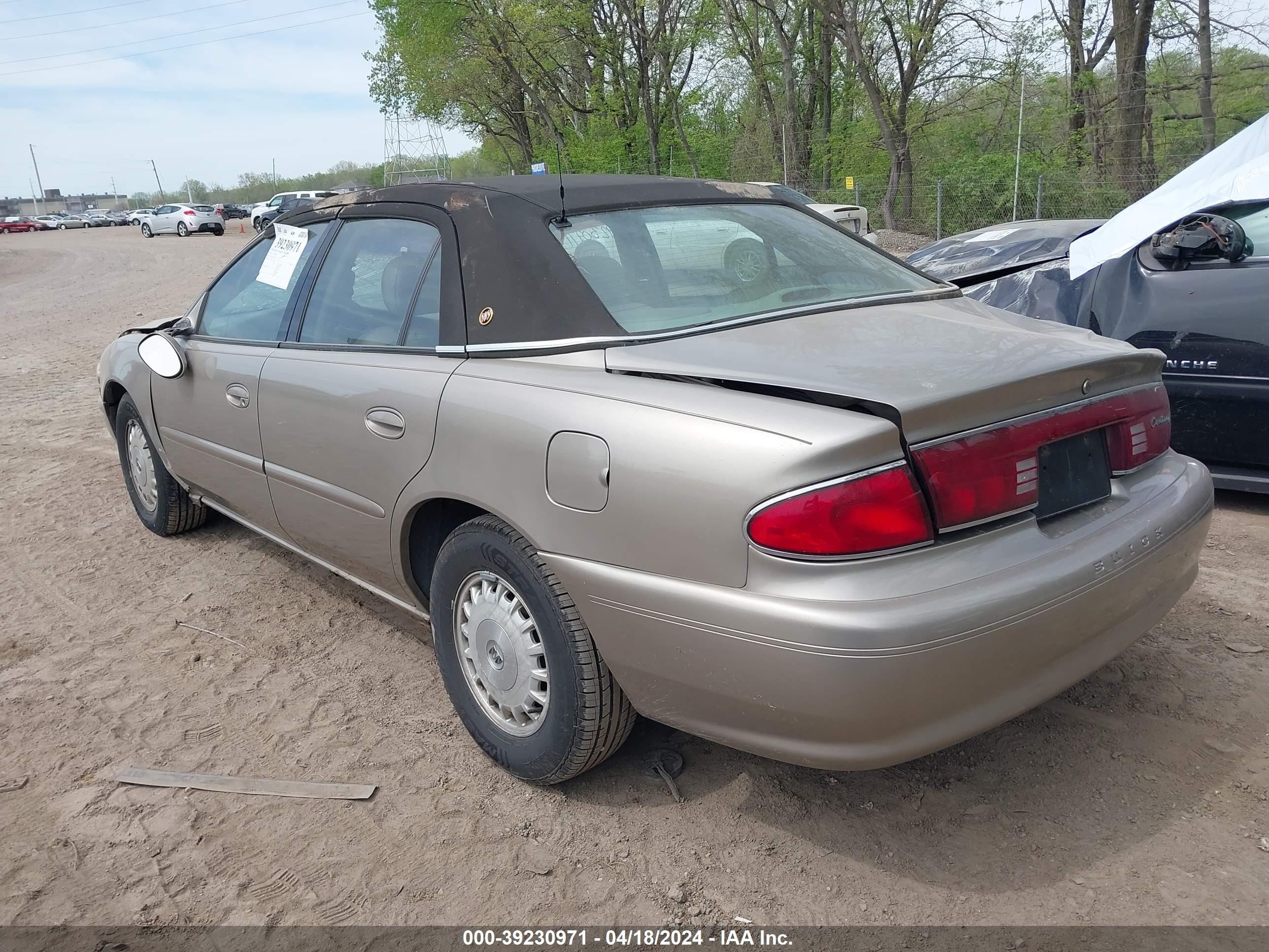 Photo 2 VIN: 2G4WS55J731268230 - BUICK CENTURY 