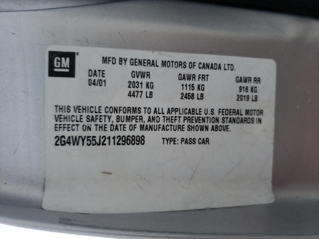 Photo 11 VIN: 2G4WY55J211296898 - BUICK CENTURY LI 