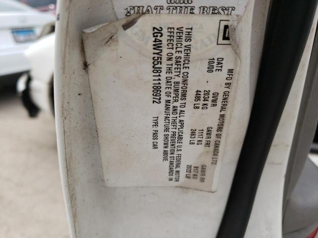 Photo 11 VIN: 2G4WY55J811186972 - BUICK CENTURY LI 