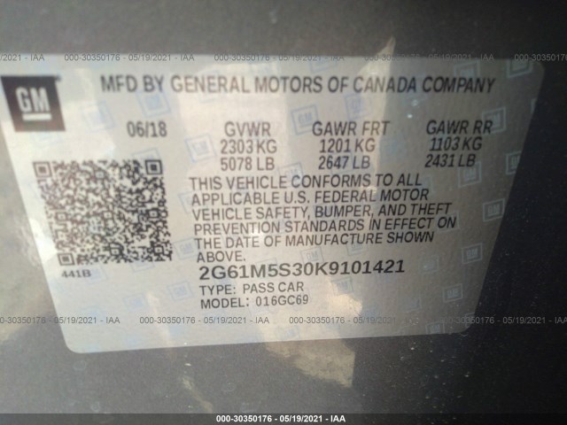 Photo 8 VIN: 2G61M5S30K9101421 - CADILLAC XTS 