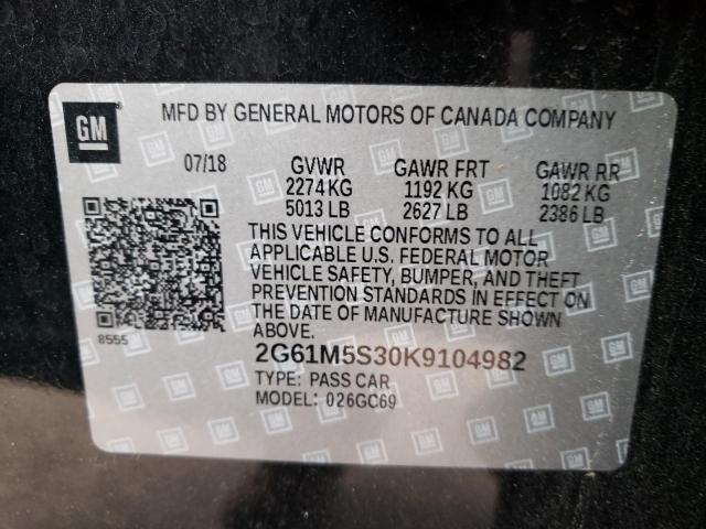 Photo 9 VIN: 2G61M5S30K9104982 - CADILLAC XTS LUXURY 