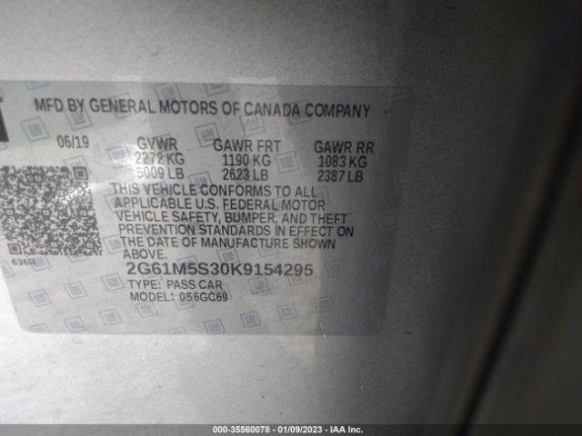 Photo 8 VIN: 2G61M5S30K9154295 - CADILLAC XTS 