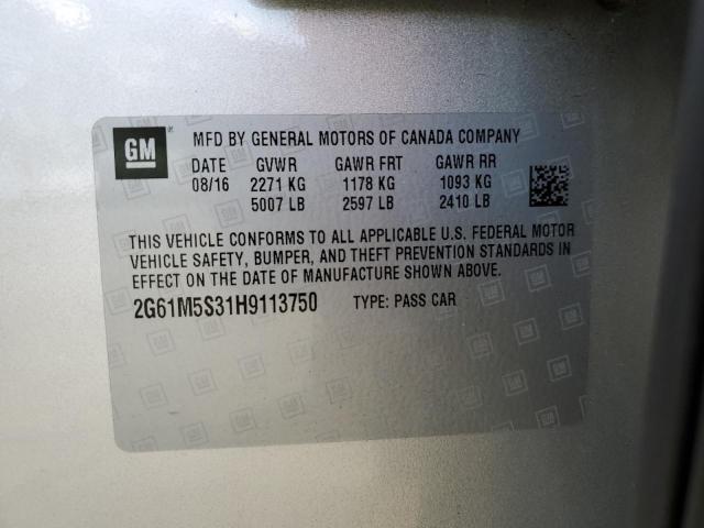 Photo 11 VIN: 2G61M5S31H9113750 - CADILLAC XTS 