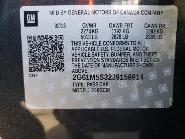 Photo 9 VIN: 2G61M5S32J9158914 - CADILLAC XTS 