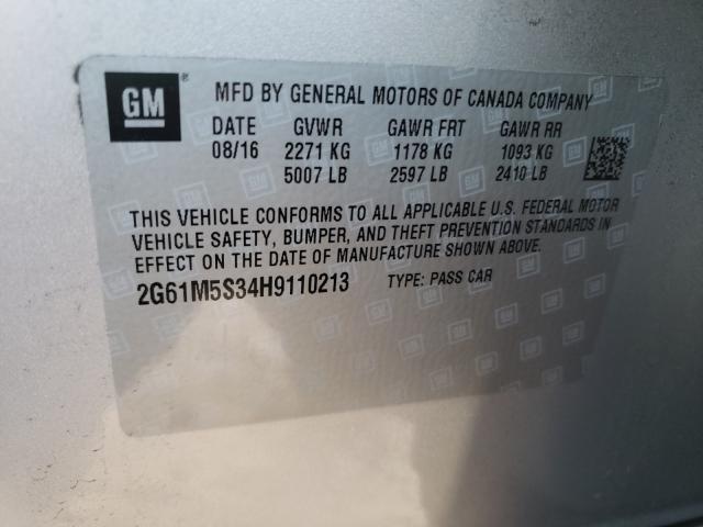 Photo 9 VIN: 2G61M5S34H9110213 - CADILLAC XTS 