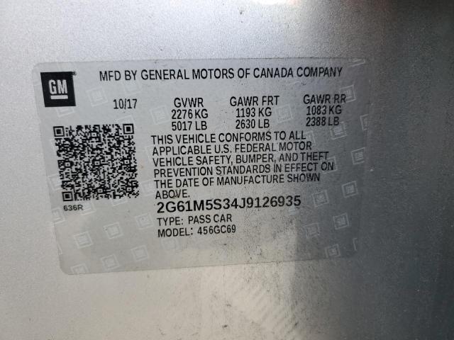 Photo 12 VIN: 2G61M5S34J9126935 - CADILLAC XTS 