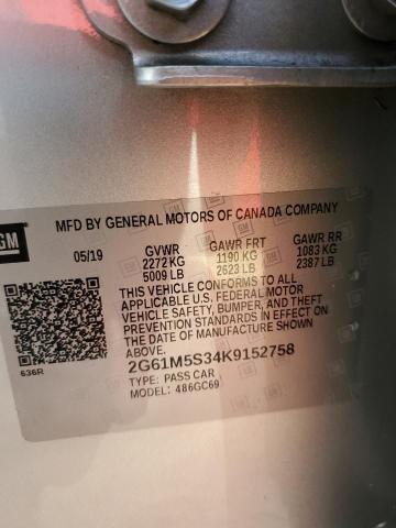 Photo 12 VIN: 2G61M5S34K9152758 - CADILLAC XTS LUXURY 